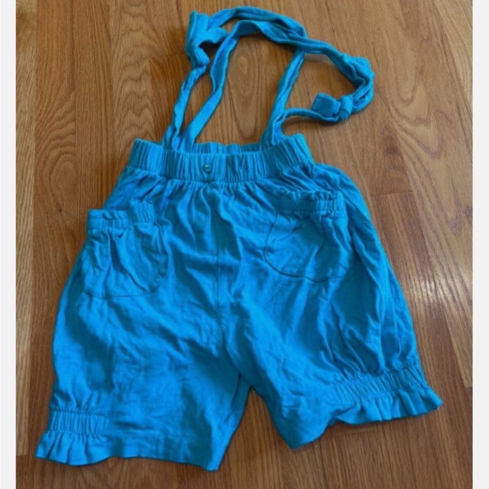 Vintage New Moves blue bibs girls 14